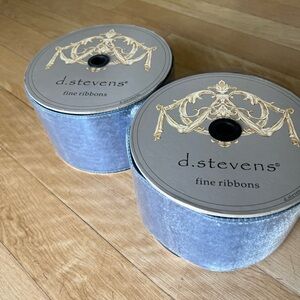 D. Stevens Luxurious 4” Blue Velvet Ribbon price is for BOTH roles